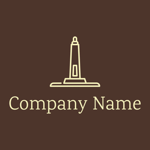 Memorial logo on a Espresso background - Arquitectura