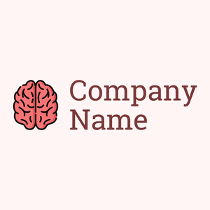 Salmon Brain on a Snow background - Medical & Farmacia