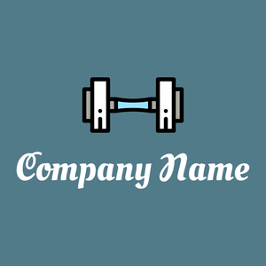 Dumbbell on a Paradiso background - Sport