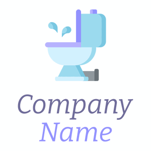 Toilet logo on a White background - Construction & Outils