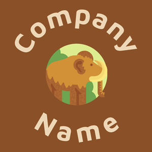 Mammoth logo on a Alert Tan background - Animais e Pets