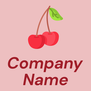 Cherry logo on a Beauty Bush background - Essen & Trinken