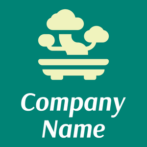 Bonsai logo on a Surfie Green background - Medio ambiente & Ecología