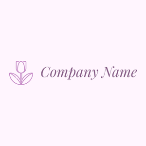 Outlined Tulip logo on a Lavender Blush background - Meio ambiente