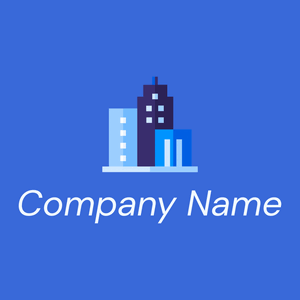 City logo on a Royal Blue background - Costruzioni & Strumenti