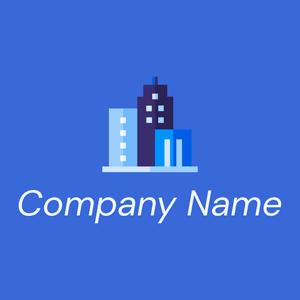 City logo on a Royal Blue background - Bau & Werkzeuge