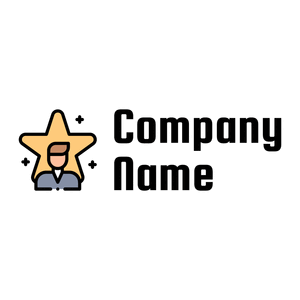B&W Famous logo on a White background - Abstracto