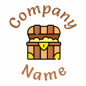 Treasure chest logo on a White background - Negócios & Consultoria