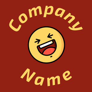 Laughing logo on a Falu Red background - Juegos & Entretenimiento