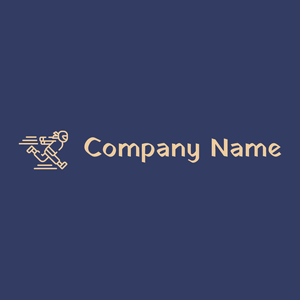 Ninja logo on a Bay Of Many background - Abstract