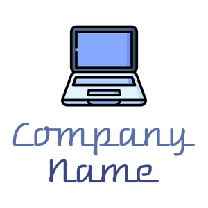 Laptop logo on a White background - Empresa & Consultantes