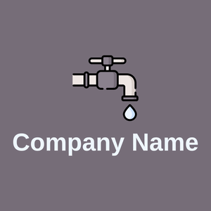 Water tap logo on a Mamba background - Negócios & Consultoria
