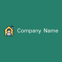 Work from home logo on a green background - Empresa & Consultantes