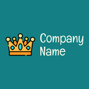 Crown logo on a Deep Sea background - Mode & Beauté