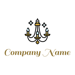 Chandelier on a White background - Home Furnishings