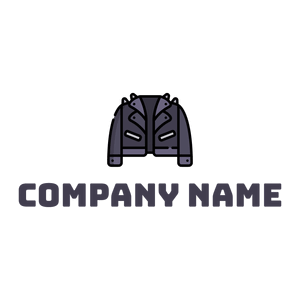 Leather jacket on a White background - Abstrakt