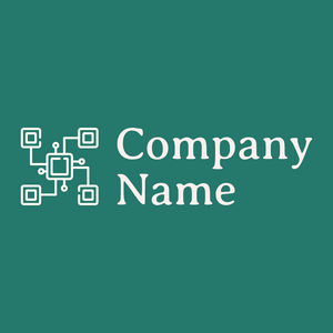 Distributed logo on a Elm background - Comunidad & Sin fines de lucro