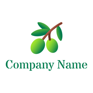 Olive tree logo on a White background - Landbouw