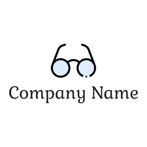 Eyeglasses logo on a White background - Abstrato