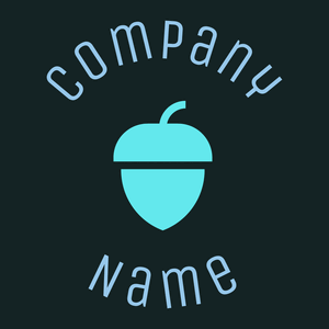 Hazelnut logo on a Black Pearl background - Comida & Bebida