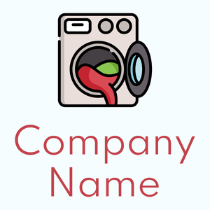 Washing logo on a Azure background - Limpeza & Manutenção