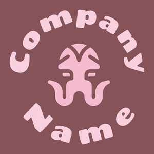 Kraken logo on a Rose Taupe background - Dieren/huisdieren