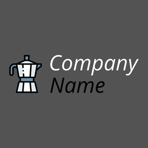 Moka pot logo on a Mortar background - Cibo & Bevande