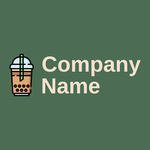 Bubble tea logo on a Como background - Eten & Drinken