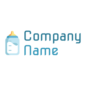 Milk logo on a White background - Agriculture