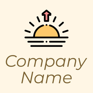 Dawn logo on a Floral White background - Abstrait