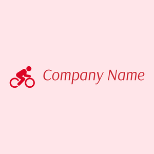 Bicycle logo on a Misty Rose background - Caridade & Empresas Sem Fins Lucrativos