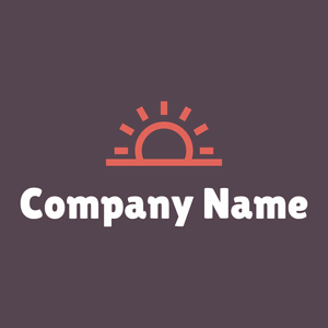 Sunrise logo on a Purple Taupe background - Categorieën