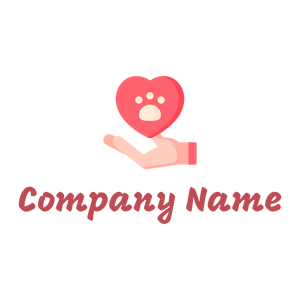 Adoption logo on a White background - Animais e Pets