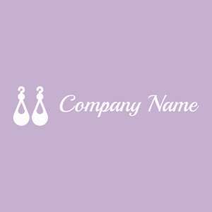 Earrings logo on a Prelude background - Moda & Beleza