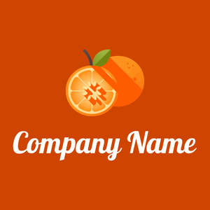 Orange on a Tenne (Tawny) background - Alimentos & Bebidas