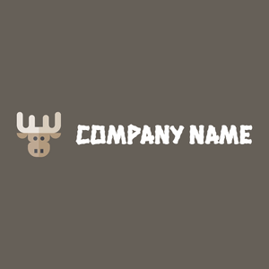 Moose on a Storm Dust background - Tiere & Haustiere