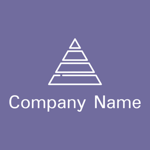 Pyramid logo on a Scampi background - Abstrakt