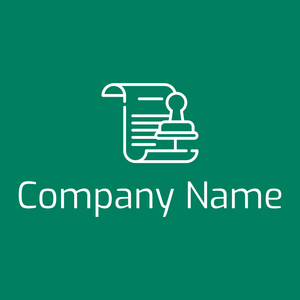 Notary logo on a Tropical Rain Forest background - Entreprise & Consultant