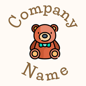 Teddy bear on a Seashell background - Niños & Guardería