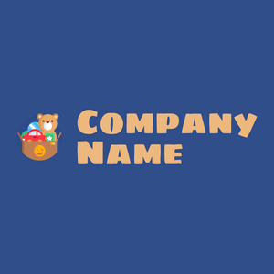 Toys logo on a Fun Blue background - Enfant & Garderie