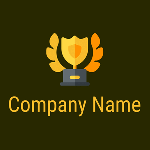 Saffron Trophy on a Dark Green background - Arte & Entretenimiento