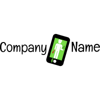 Consejos de jardinería en el logo del teléfono - Internet Logotipo