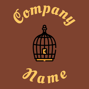 Bird cage on a Cumin background - Animaux & Animaux de compagnie