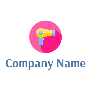 Hair dryer logo on a White background - Moda & Belleza