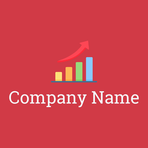 Growth on a Persian Red background - Business & Consulting