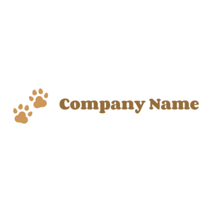 Whiskey Pawprints on a White background - Animais e Pets