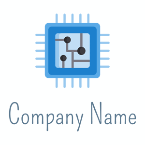 Cpu logo on a White background - Tecnología