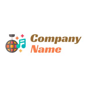 Disco outline Prom night logo on a White background - Categorieën
