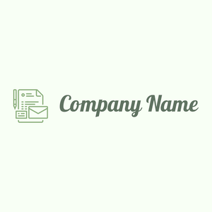 Stationery logo on a Honeydew background - Zakelijk & Consulting