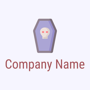 Coffin logo on a Ghost White background - Sommario
